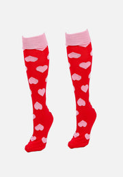 Gryphon Silly Funky Socks Hearts Red/Pink