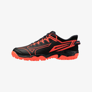 Mizuno Wave Lynx 2 JR - Black/Neon Flame/Peacock Blue