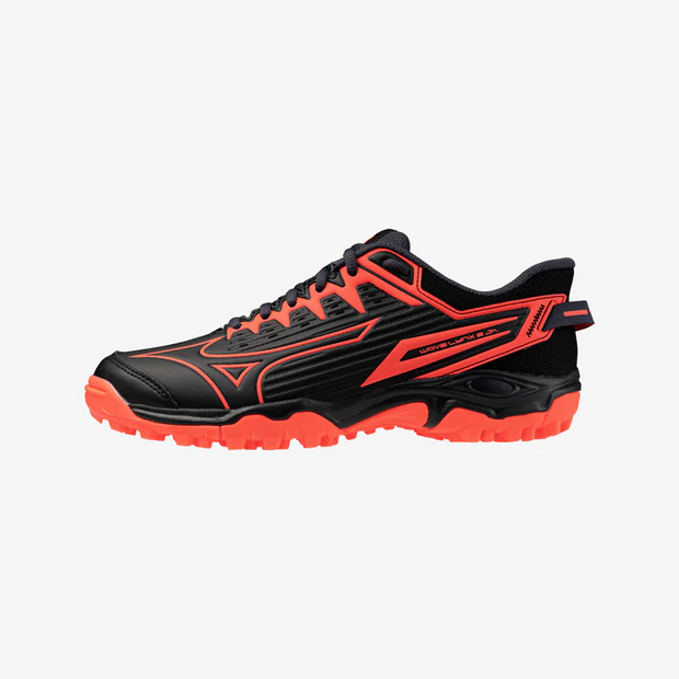 Mizuno Wave Lynx 2 JR - Black/Neon Flame/Peacock Blue